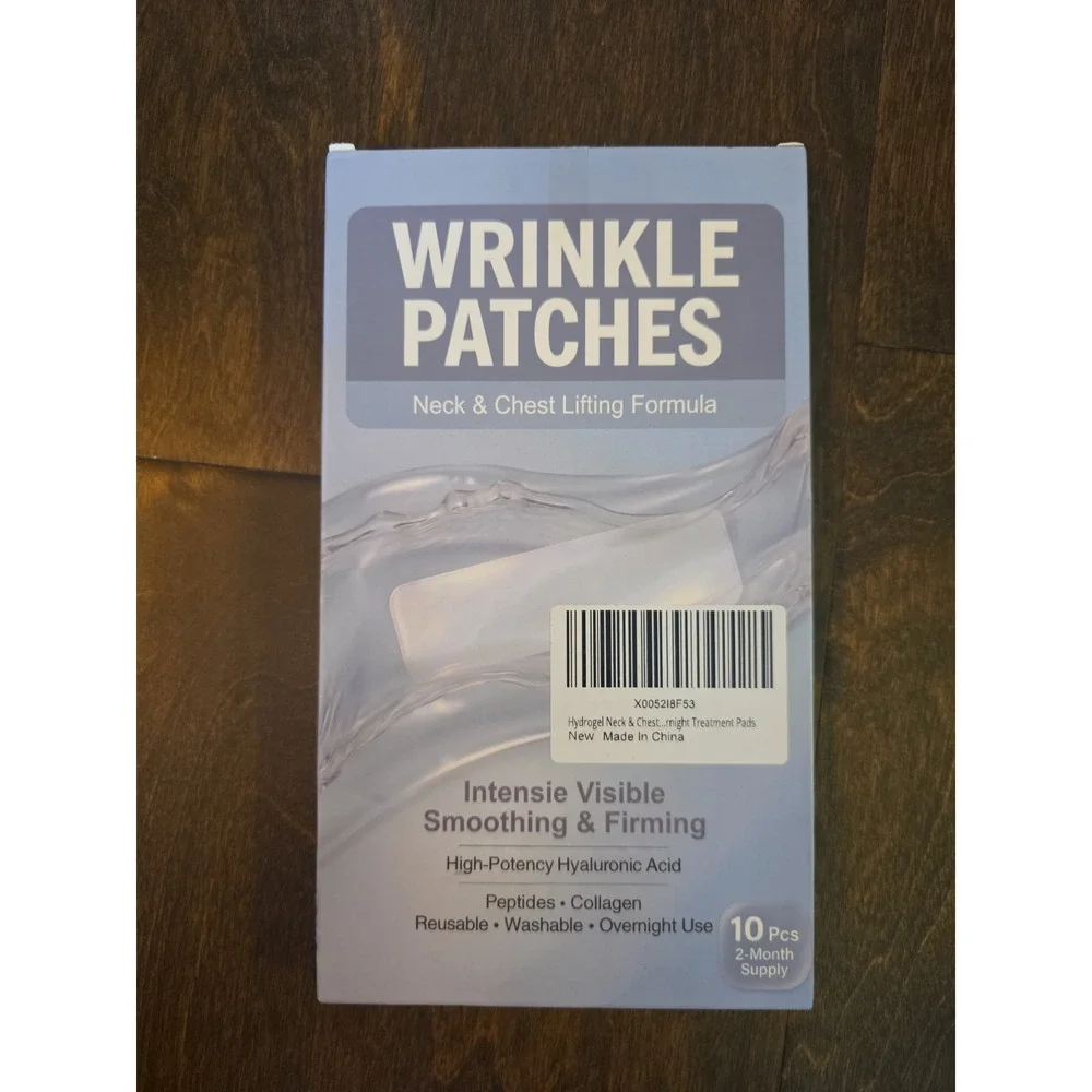 Neck & Chest Wrinkle Patches Intense Visable Smoothing & Firming Lifting 10pcs